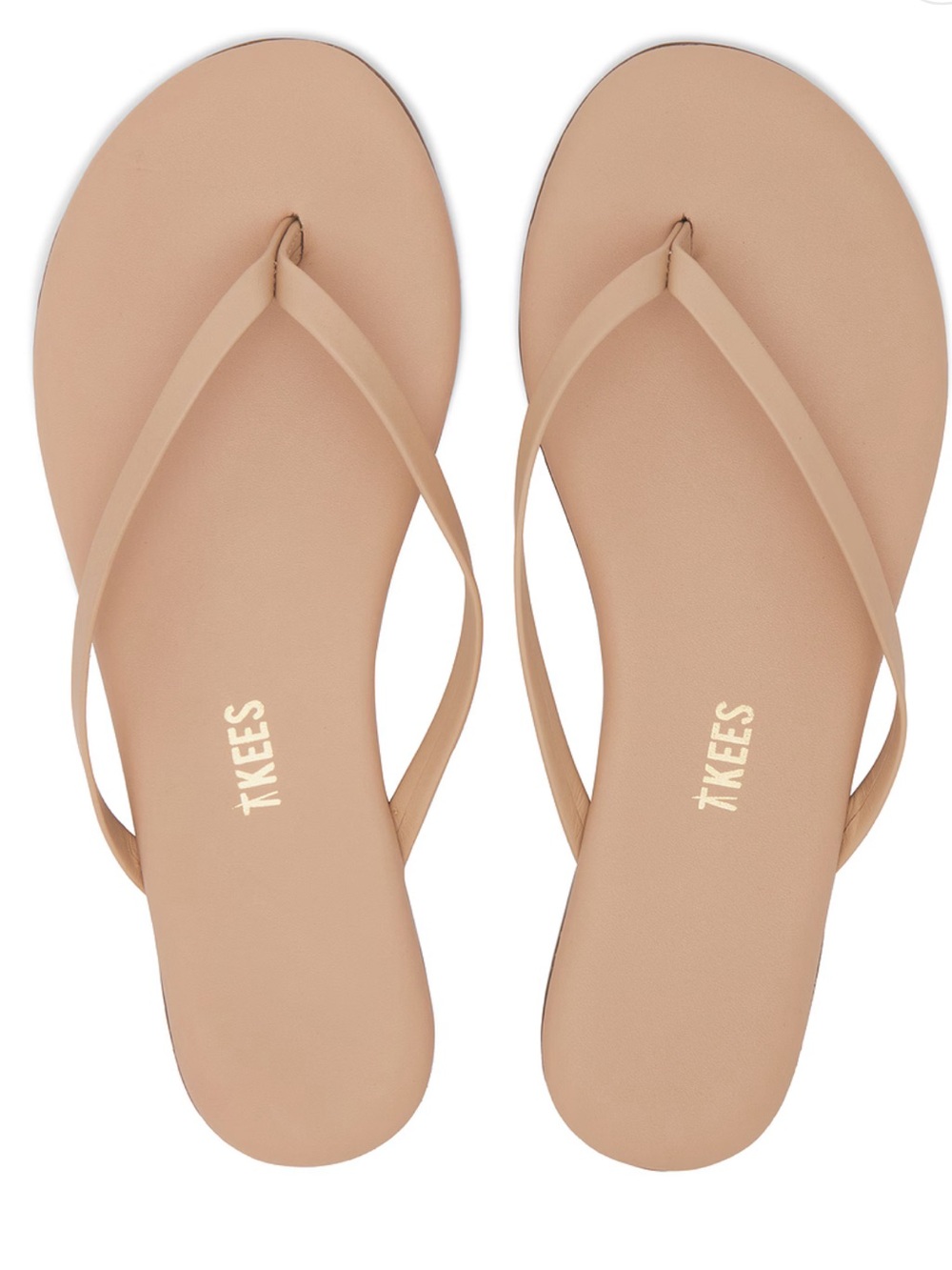 Tkees Lily Foundations Matte Flip Flop in Sunkissed size 6